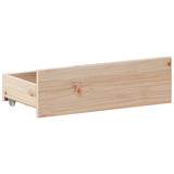 Bed Frame Natural Wood Solid Pine Wood Super King Bed Frame 3308756