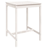 3 Piece Garden Bar Set White Solid Wood Pine 3154736