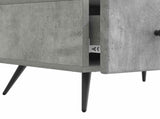 TV Cabinet Concrete Grey 147 x 34.5 x 30 cm Engineered Wood 895628