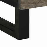 Coffee Table Black 80x50x40 cm Solid Wood Mango 4017689