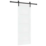 Sliding Door White 73.5 x 198.5 cm Solid Pine Wood 3333271