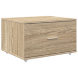 Desk Sonoma Oak 131.5 x 50 x 106.5 cm Engineered Wood 3337267