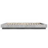 Bed Frame without Mattress Concrete Grey 120x190 cm Small Double 3281234