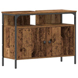 Bathroom Sink Cabinet Old wood 80 x 30 x 60 cm Engineered Wood 862235