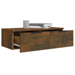 Wall Cabinets 2 pcs Smoked Oak 68x30x20 cm Engineered Wood 3115897