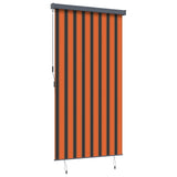 145972 Outdoor Roller Blind 140x250 cm Orange and Brown