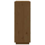 Highboard Honey Brown 67x40x108.5 cm Solid Wood Pine 820175