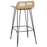 Bar Chair 44 x 46 x 91 cm Rod Iron Dia, 10mm 42033204