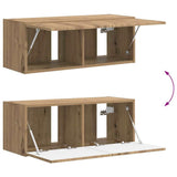 TV Wall Cabinet Wall-mounted Artisian Oak 78.5 x 31 x 29.5 cm 892227