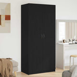 Wardrobe Black Oak 90 x 52 x 200 cm Engineered Wood 862436