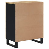 Sideboard with 4 Doors 60x33x75 cm Solid Wood Mango 352917