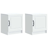 Bedside Cabinet 2 pcs White 43 x 34.5 x 47 cm Engineered Wood 895716