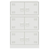 Sideboard White 67x39x107 cm Steel 841660