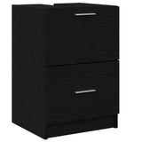 Bathroom Cabinet Black Oak 40 x 37 x 59 cm Engineered wood 868814