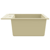 Granite Kitchen Sink Single Basin Beige 144862