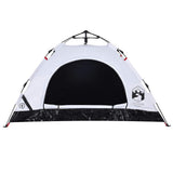 Camping Tent 2-Person White Blackout Fabric Quick Release 4004164