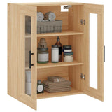 Wall Mounted Cabinet Sonoma Oak 69.5x34x90 cm 828503