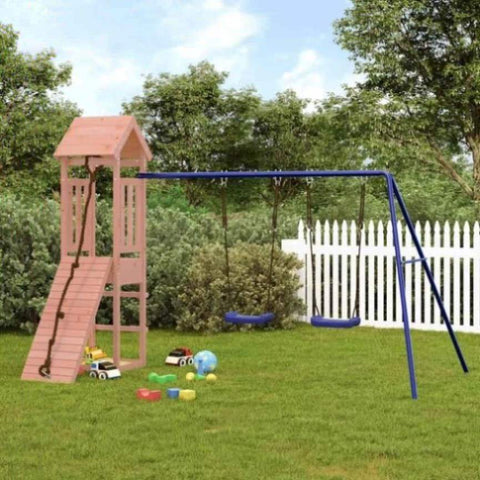 ZNTS Outdoor Playset Solid Wood Douglas 3155817