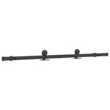 Sliding Door Hardware Kit 152.5 cm Steel Black 4009708