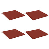 4-Piece Seat Cushions SOEST 4 pcs 100% Polyester Red 944776