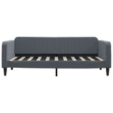 Day Bed without Mattress Dark Grey 90x190 cm Single Velvet 354103