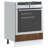 Oven Cabinet Lucca Brown Oak Engineered Wood 853764