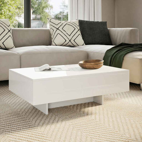 Coffee Table High Gloss White 244022