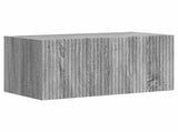 TV Cabinet Set Wall-mounted 4 pcs Grey Sonoma Engineered Wood 3409030