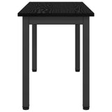 Bench Black Oak 80 x 35 x 45 cm Engineered Wood 892590