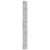 Shoe Cabinet with Mirror 5-Layer Concrete Grey 63x17x169.5 cm 3228281