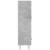 Highboard Concrete Grey 69.5x31x115 cm Engineered Wood 830320