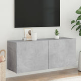 TV Cabinet Wall-mounted Concrete Grey 100x30x41 cm 836969