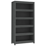 Book Cabinet Grey 80x35x154 cm Solid Wood Pine 821691