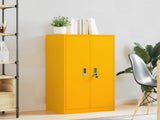 Storage Cabinet Mustard Yellow 60 x 40 x 105 cm Steel 891733