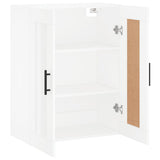 Wall Mounted Cabinet White 69.5x34x90 cm Engineered Wood 830404