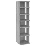 ZNTS Shoe Racks 2 pcs Grey Sonoma 27.5x27x102 cm Engineered Wood 815975