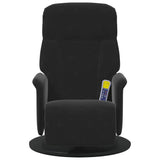 Massage Recliner Chair Black 91 x 71 x 105 cm Velvet 42018600