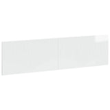 Wall-Mounted Headboard HOORN High Gloss White Engineered Wood 897369