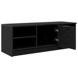 TV Cabinet Black Oak 102 x 35 x 36.5 cm Engineered Wood 880766