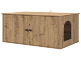 Cat House Artisian Oak 85 x 55 x 50.5 cm Engineered Wood 8000733