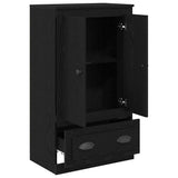 Highboard Black Oak 60 x 35.5 x 103.5 cm Engineered Wood 881389