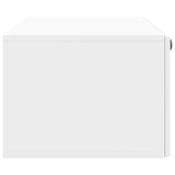 Wall-Mounted TV Cabinet 98 x 41 x 30 cm High Gloss White 899209
