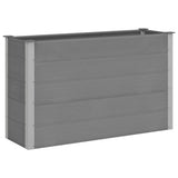 Garden Raised Bed WPC 150x50x91 cm Grey 43608