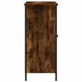 Sideboard Smoked Oak 100x33x75 cm Engineered Wood 835551