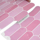 Feather Tile 50 pcs Pink 30 x 30 cm Polyurethane and PET 42046212