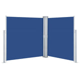 Retractable Side Awning Blue 160x600 cm 48464