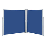 Retractable Side Awning Blue 160x600 cm 48464