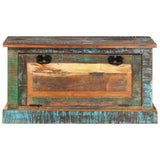 Shoe Storage Bench Solid Reclaimed Wood 244832