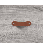 Highboard Grey Sonoma 34.5x34x180 cm Engineered Wood 3198831