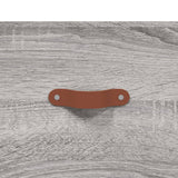 Highboard Grey Sonoma 34.5x34x180 cm Engineered Wood 3198831